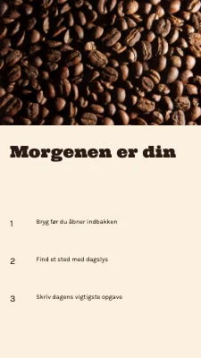 Side 2 af Morgenen er din · Ternet køkken