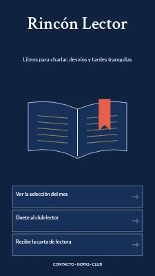 Rincón de lectura
