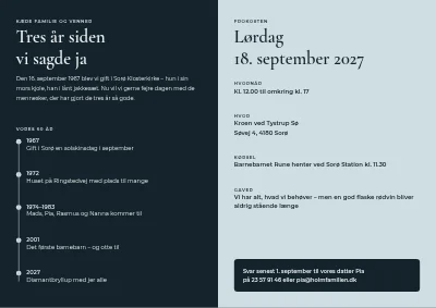 Side 2 af Diamantbryllup med monogram