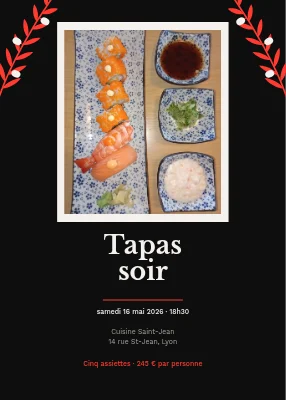 Soirée tapas à Nyborg