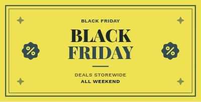 Black Friday – Celebration frame