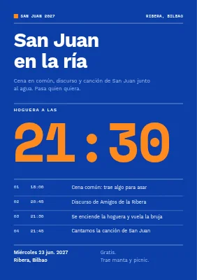 Solsticio junto al fiordo — retícula suiza