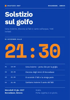 Mezza Estate sul fiordo — griglia svizzera