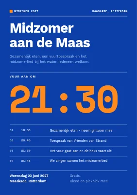 Midzomer aan de fjord — Zwitsers raster