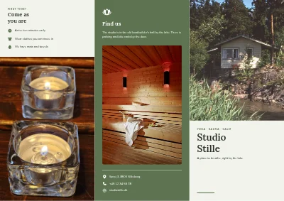 Yoga and sauna by the lake