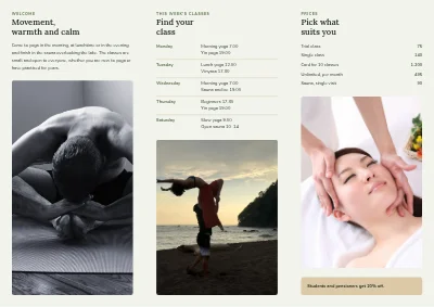 Page 2 of Yoga and sauna by the lake