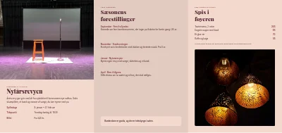 Side 2 af Teatrets sæsonprogram