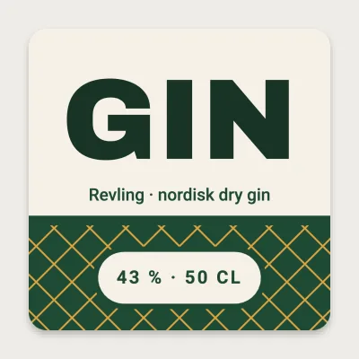 Gin med gitterfod