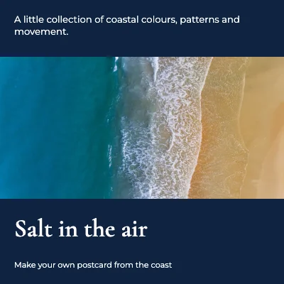 Salt in the air · panorama serif