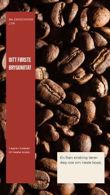 Ditt første bryggenotat · Skriftbånd