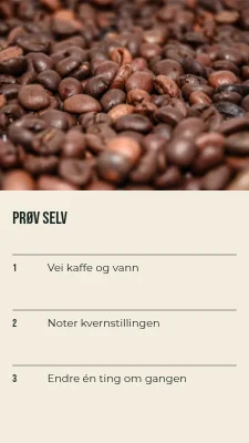 Side 2 av Ditt første bryggenotat · Skriftbånd