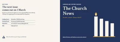Cover of Parish magazine – 32 pages