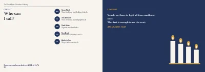Pages 30–31 of Parish magazine – 32 pages