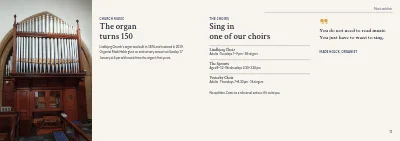 Pages 10–11 of Parish magazine – 32 pages