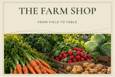 GÅRDBUTIKKEN — Farm shop sign