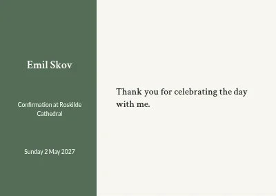 Thanks from Roskilde