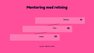 Mentoring med retning