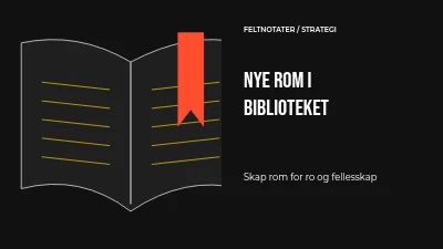 Nye plasser på biblioteket