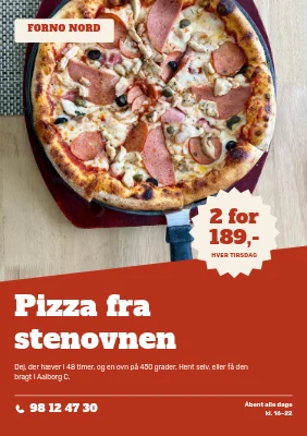 Pizzeria med stenovn