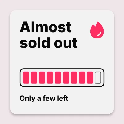 The almost sold out gauge