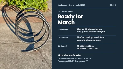 Page 6 of Go-to-market plan — launching a bike service
