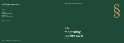 Omslag af Virksomhedsprofil for advokatfirma – 12 sider