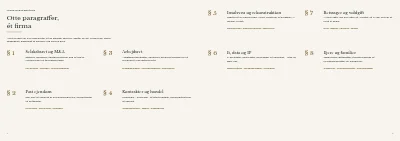 Side 4–5 af Virksomhedsprofil for advokatfirma – 12 sider