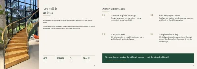 Σελίδες 2–3 του Company profile for a law firm – 12 pages