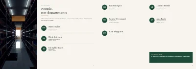 Σελίδες 8–9 του Company profile for a law firm – 12 pages