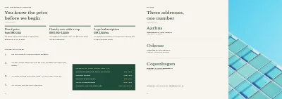 Σελίδες 10–11 του Company profile for a law firm – 12 pages