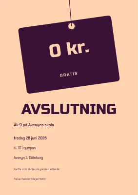 Avslutning — årskurs 9 i Ærøskøbing