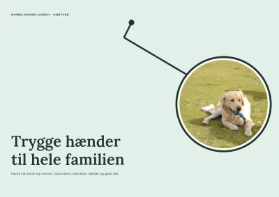 Klinikbrochure for dyrlæge – 12 sider