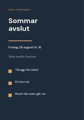 Sommarens slut