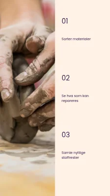 Side 2 av Materialer med mening · journal av revet papir