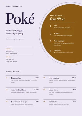 Poké bar — bowlmeny