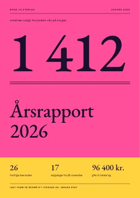 Årsrapport — julletresalg