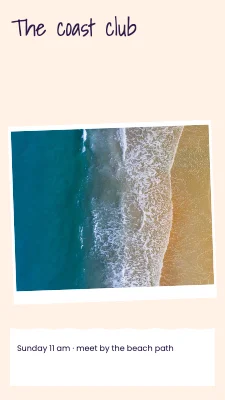 The coast club · torn paper journal
