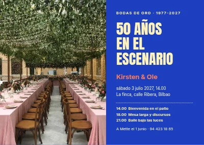 Bodas de oro — 50 años en el escenario principal