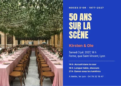 Noces d'or — 50 ans sur la grande scène