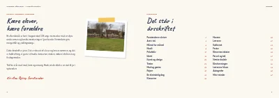 Side 2–3 af Årsskrift for efterskole – 64 sider