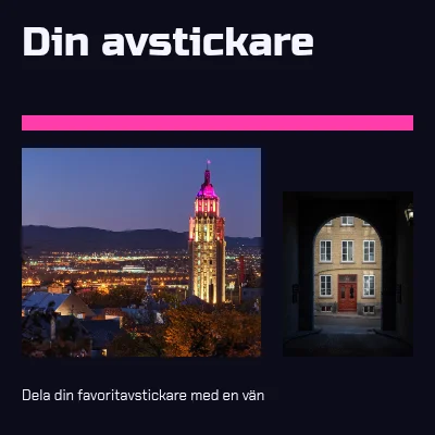 Din lokala avstickare · neondiptyk