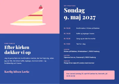 Side 2 af Konfirmation med kirke og kaffe