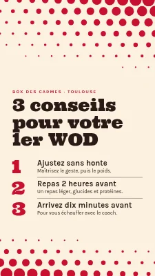 Boîte de formation — trois bons conseils