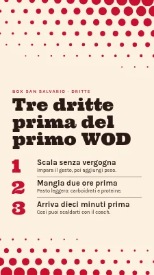 Box formazione — tre buoni consigli