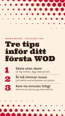 Träningsbox — tre bra tips