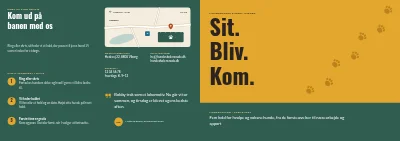 Omslag af Holdkatalog for hundeskole – 12 sider
