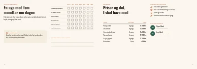 Side 10–11 af Holdkatalog for hundeskole – 12 sider