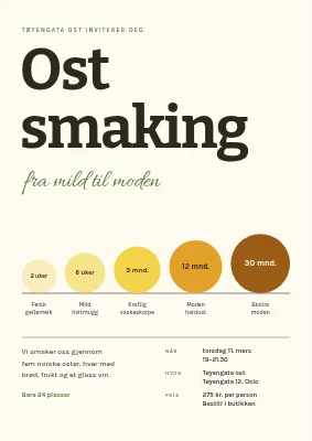 Ostesmaking i Køge — fra mild til moden