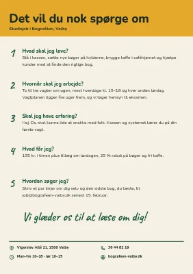 Side 2 af Studiejob i boghandel i Valby