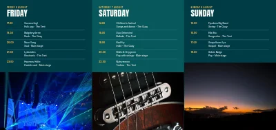 الصفحة 2 من Music festival programme